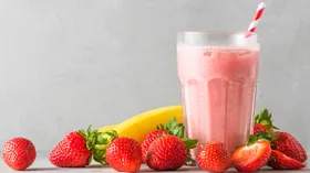 Рецепты с клубникой, молоком и бананом