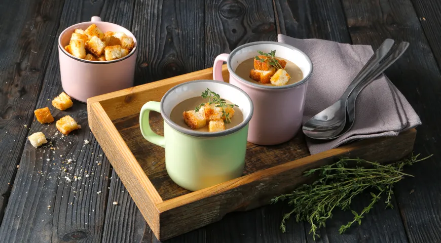 Крем-суп из шампиньонов - пошаговый рецепт с фото, ингредиенты, как приготовить
