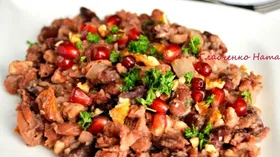 Рецепты с фруктами, орехами и фасолью