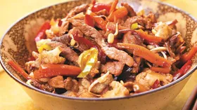 Рецепты с маслом растительным, мясом и кинзой