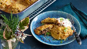 Рецепты с яйцом куриным, картофелем и говяжьим фаршем жирным