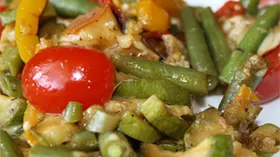 Рецепты с сырами, томатами и бобами