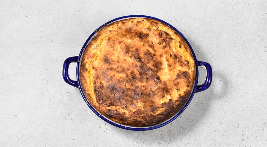 Творожная запеканка с морковью