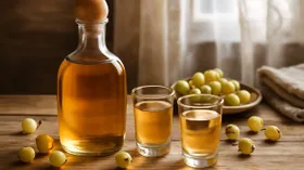 Напиток алкогольный с ягодами