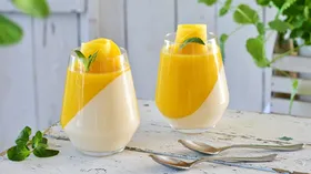 Рецепты с молочной продукцией, желатином и апельсином