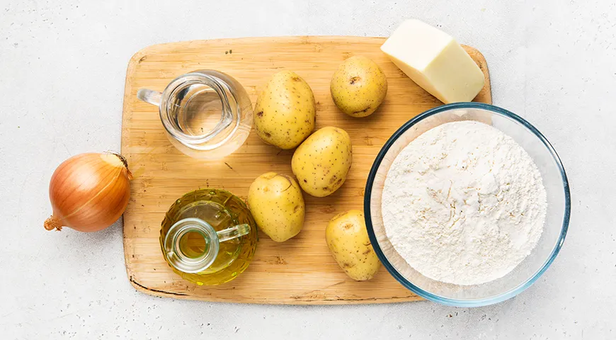 Хинкали с картошкой