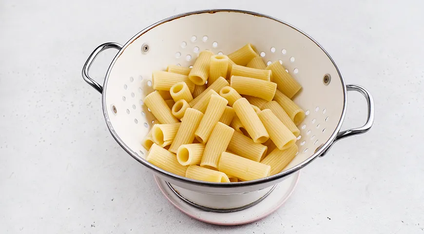 Макароны в микроволновке