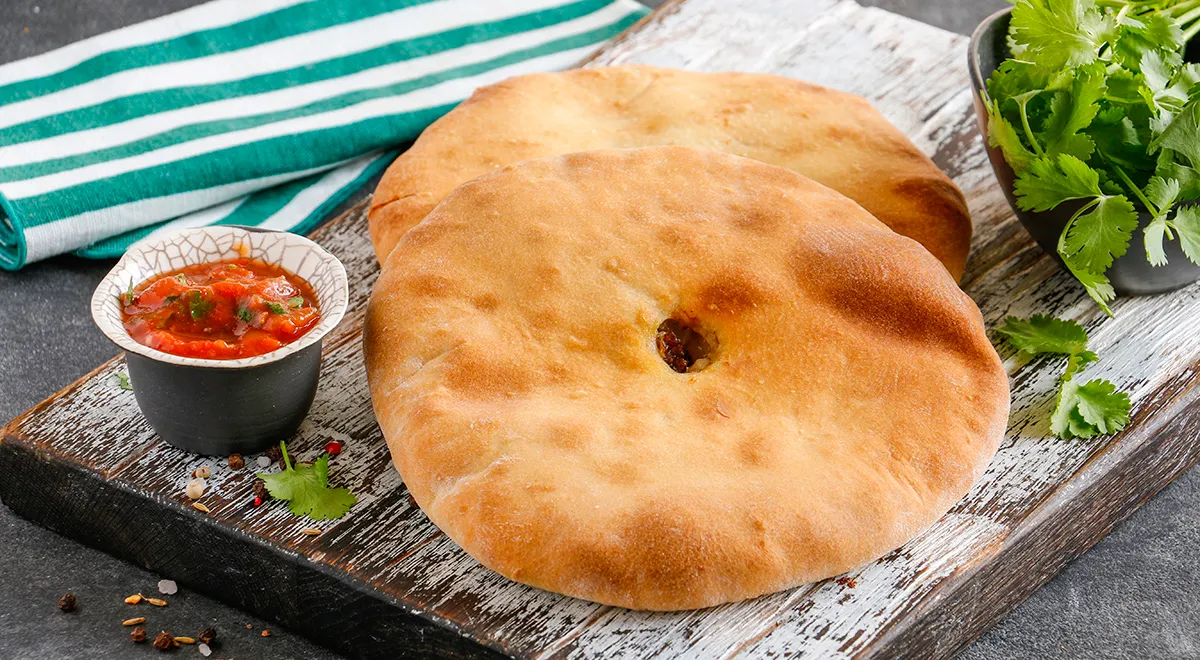 Кубдари с курицей