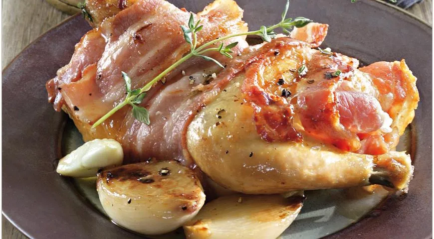Рецепт Куропатки с шалотом