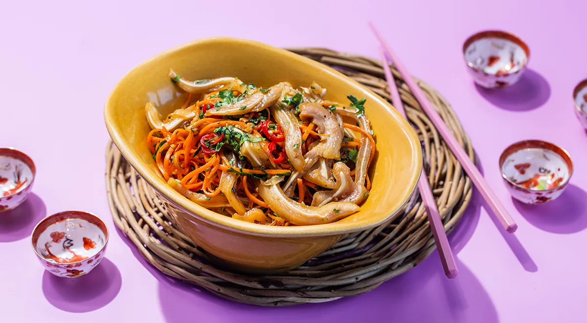 Рецепт свиных ушей по-корейски