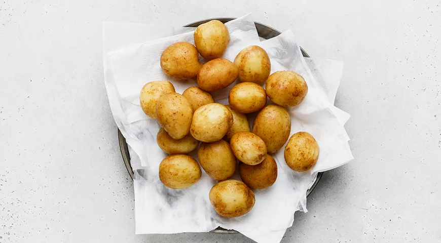 Жареная молодая картошка