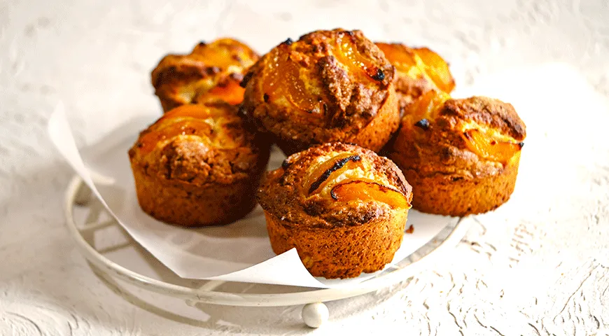 Рецепт абрикосовых кексов (можно использовать жерделу)