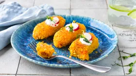 Овощные котлеты с крупой