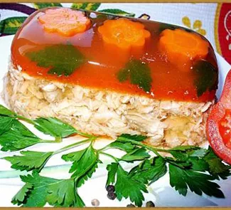 Вкусное рыбное филе в томатном желе