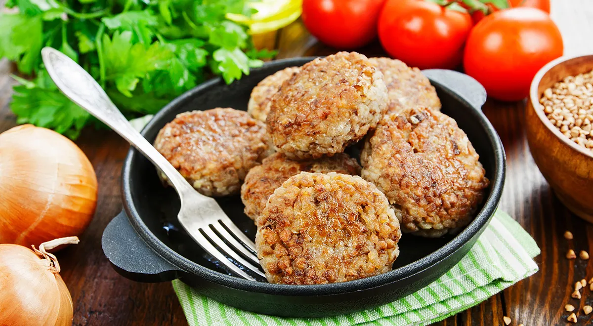 Гречневые котлеты