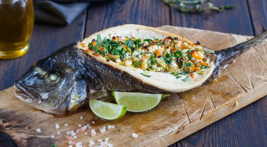 Рецепт фаршированной дорады