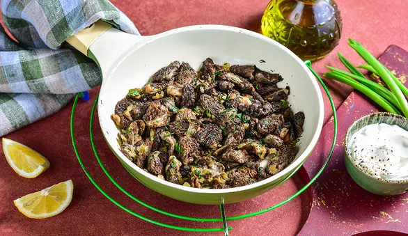 Жареные сморчки