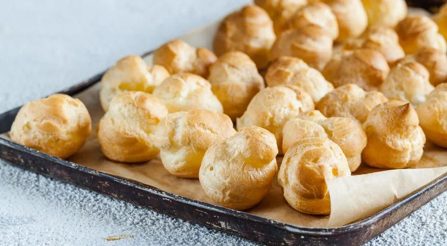 Заварное тесто (профитроли)