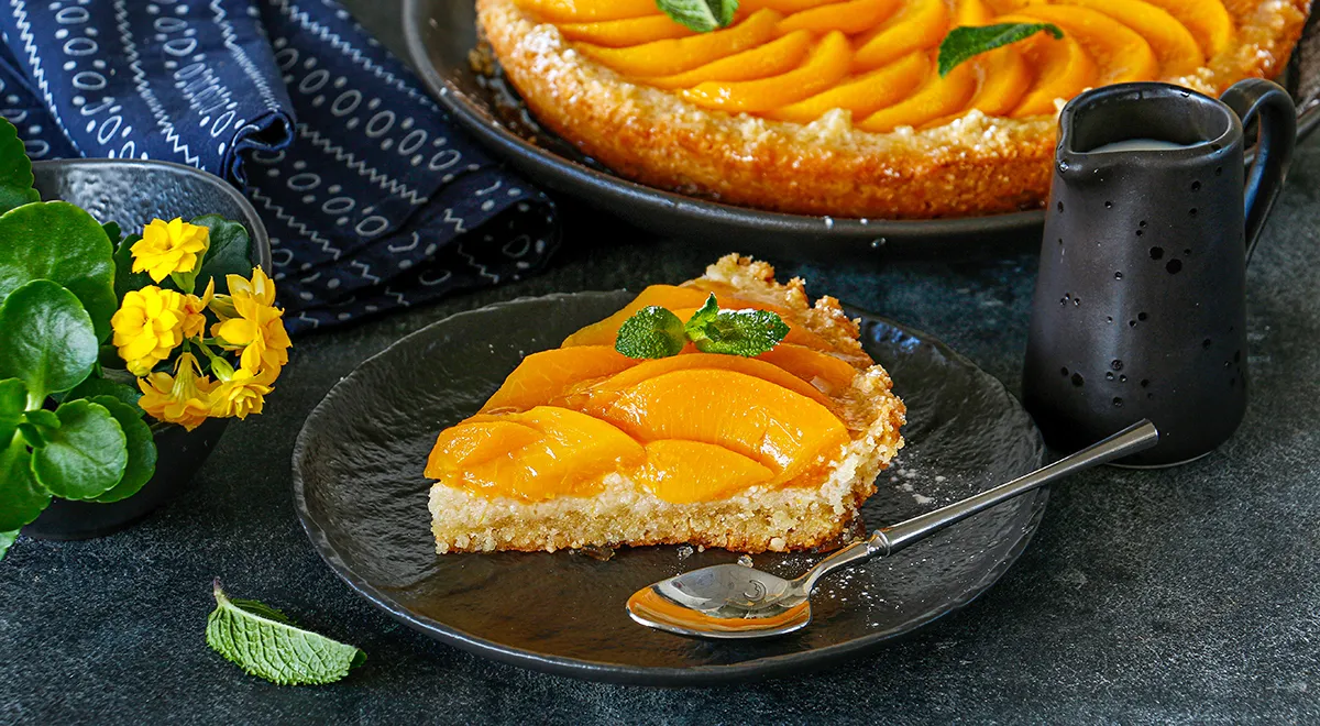 Абрикосовый тарт в мультиварке