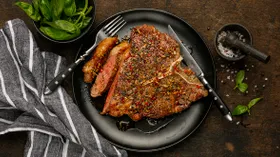 Стейк с говядиной