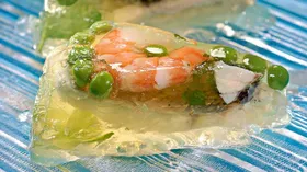 Рецепты с овощами, желатином и креветками
