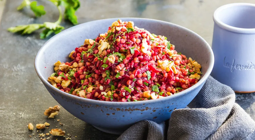 Свекольная гречка