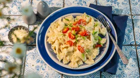 Паста с кальмарами в сливочном соусе