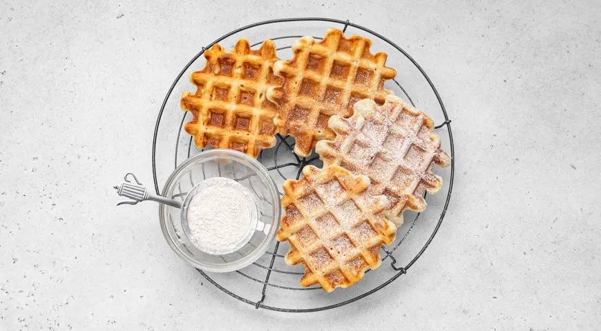 Постные венские вафли