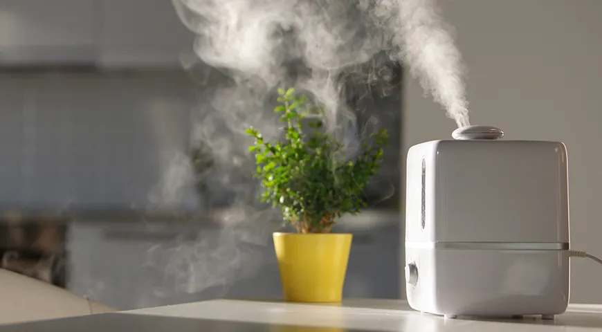 Влажный воздух связывает микрочастицы дыма, и они быстрее оседают на пол, после чего их легко уничтожить влажной уборкой