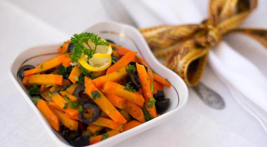 Готовим салат с морковью по-восточному