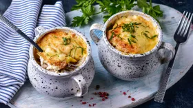 Рецепты с твёрдыми сырами, яйцом и мясом