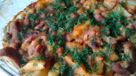 Рецепты с овощами, свининой и бобовыми