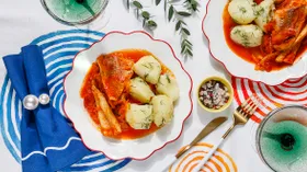 Минтай в томатном соусе