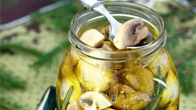 Рецепты с уксусом, маслом оливковым и шампиньонами