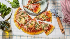 Пицца из кабачков на сковороде