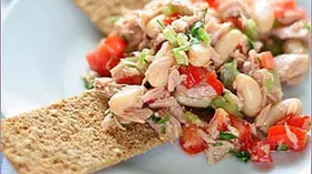 Рецепты с рыбой, томатами и фасолью