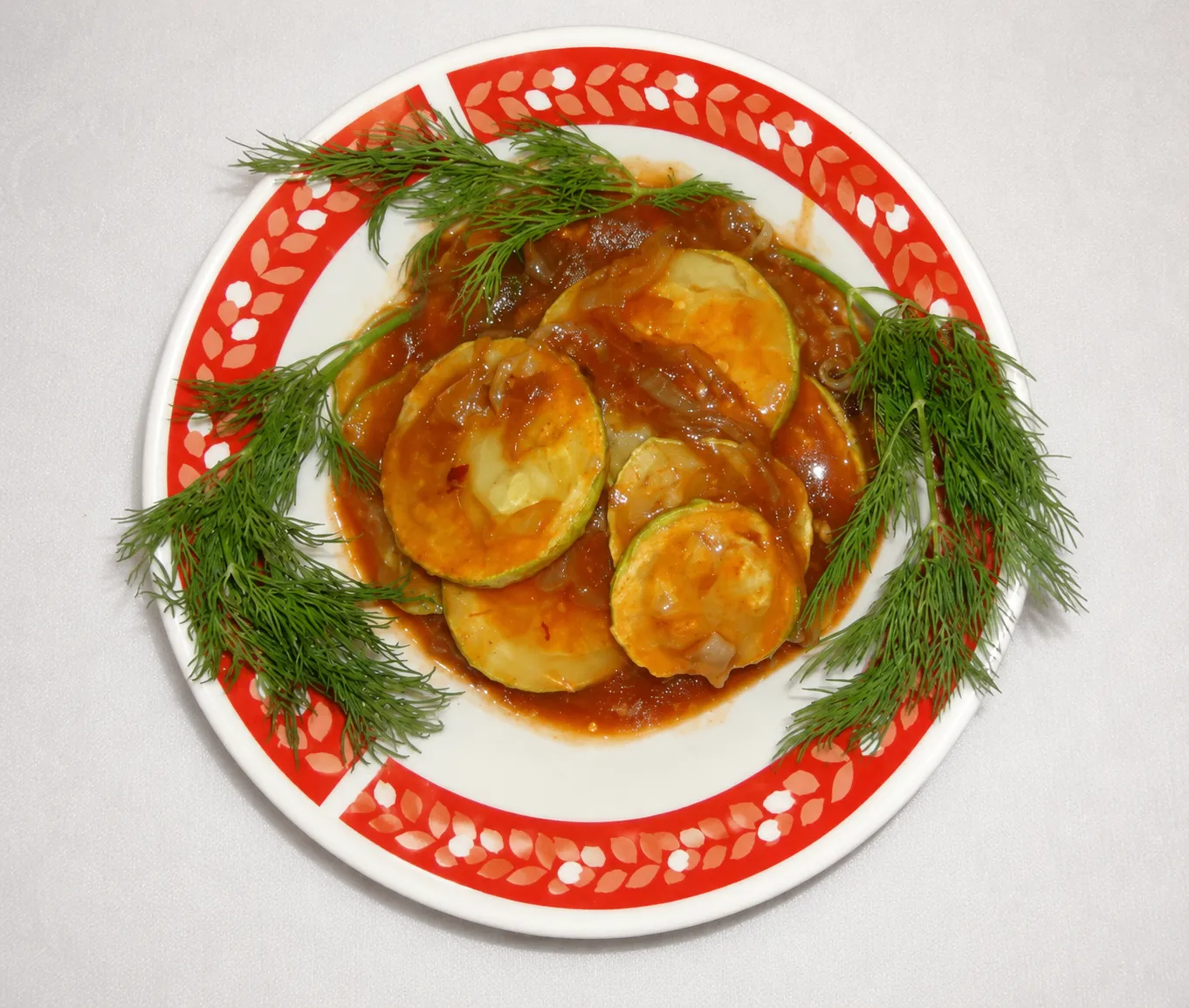 Острая закуска из кабачков