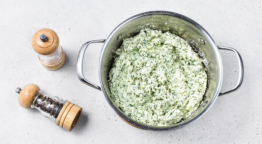 Хычины с сыром и зеленью