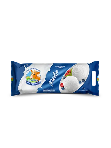 КОРОВКА ИЗ КОРЕНОВКИ Мороженое пломбир ванильный 1кг