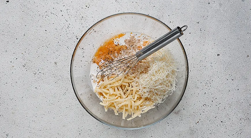 Запеканка из брокколи с балыковой колбасой