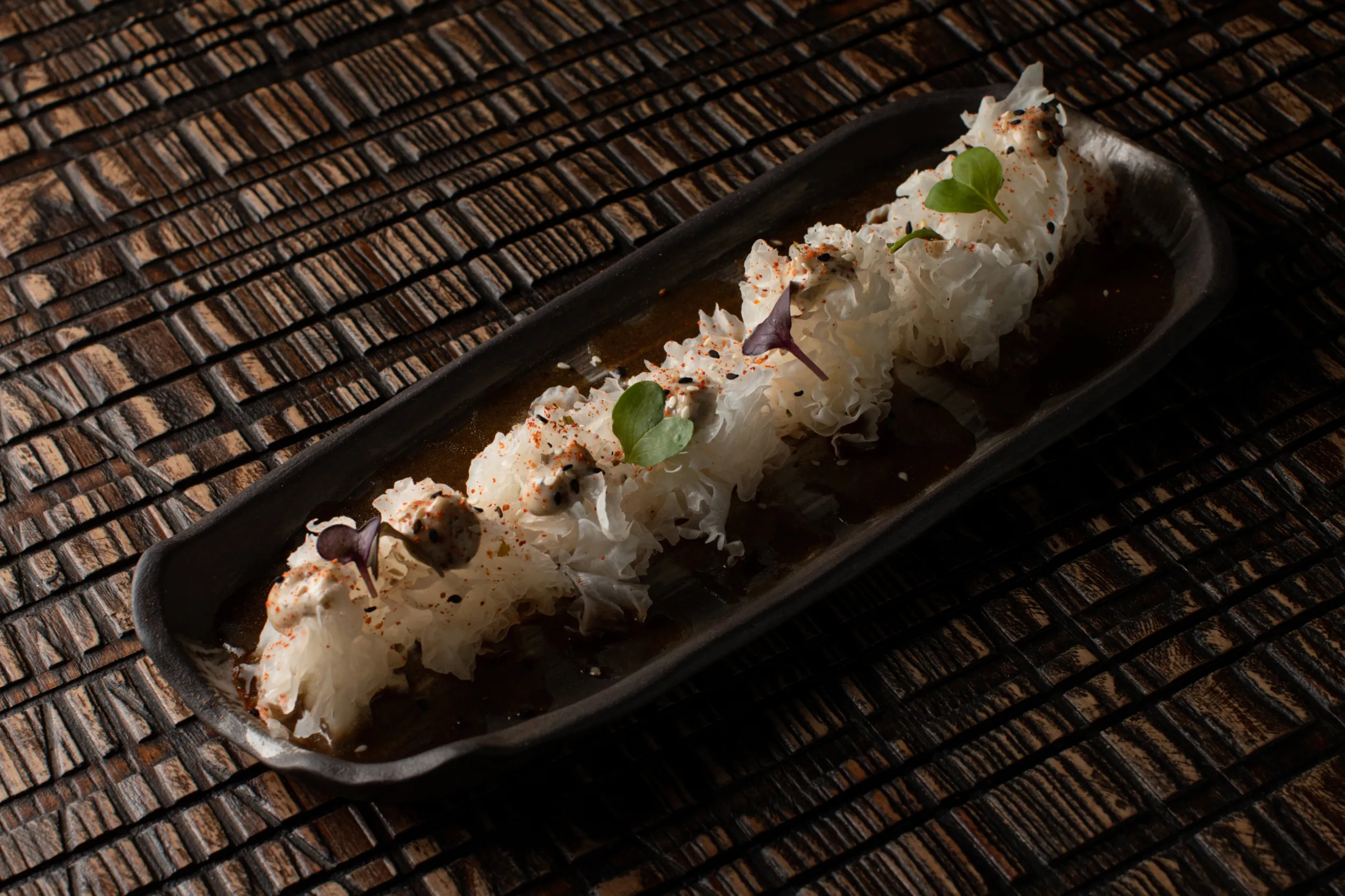 Коралловый гриб с трюфельным понзу, Hands Asian bistro (Фото: предоставлено пресс-службой ресторана)
