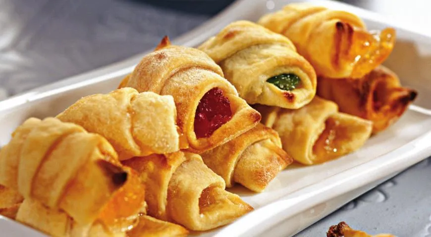 Рецепт рогаликов с мармеладом