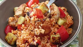 Рецепты с мясом, рисом и птицей