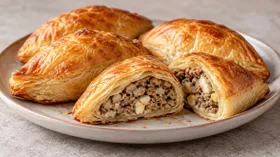 Мясная начинка для слоеных пирожков