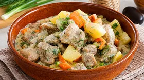 Свинина с овощами в мультиварке