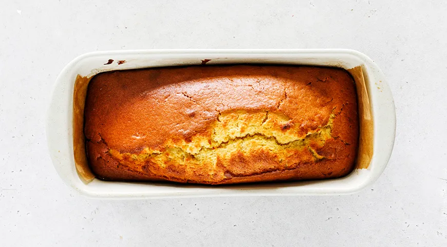 Апельсиновый кекс с пропиткой