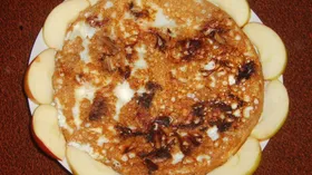 Омлет "Утренний заряд" с курицей и яблоками