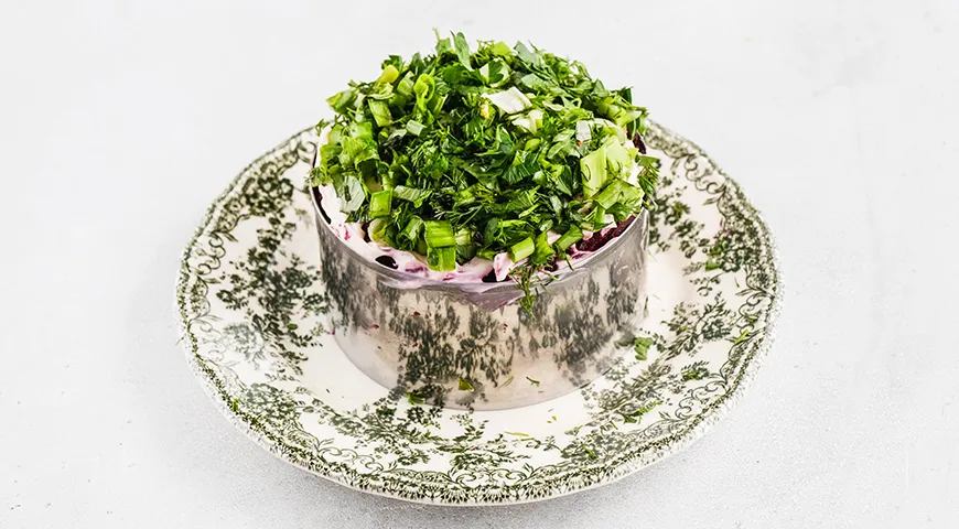 Селедка под зеленой шубой