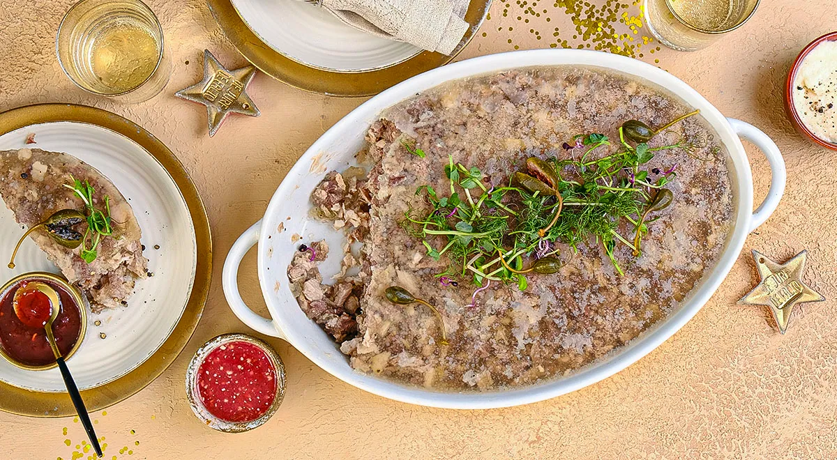 Рецепт холодца из говядины, свинины и индейки