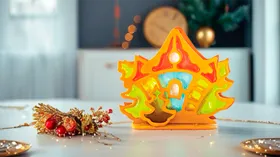 Как сделать новогодний подсвечник своими руками: из теста и карамели